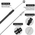 thumbnail image 3 of Bike Brake Cable Housing Kit Including 1 Set Bike Brake Line, 2 V Bike Brake Noodles Cable Guide Hose With 2 Plastic Pipes For Mountain Bike Road Bike, 3 of 5