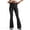 *Black, variant on ClodeEU Women's High Waisted Flare Leggings Jean,Bootcut Casual Stretch Denim Pants White,Womens Plus L