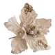 thumbnail image 3 of Flor de Pascua navideña con purpurina, árbol de Navidad, flores rojas, blancas, rosas y verdes, cabeza de flor colgante, decoración navideña de Año Nuevo, 3 of 5