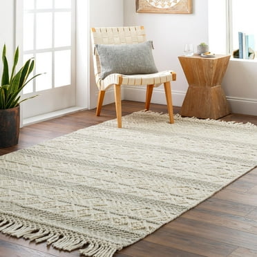 Mark&Day Area Rugs, 3ft Round Creekside Cottage Beige Area Rug (3' Round)
