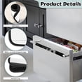 thumbnail image 5 of SEANATIVE Sun and Moon Refrigerator Door Handle Cover Set of 2 Kitchen Appliance Decor Handles Cover for Fridge Oven Microwave Dishwasher Washable Microwave Handle Wraps Cover, 5 of 7