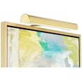 thumbnail image 1 of Concept Lighting 301L Cordless LED Remote Control Picture Light, 18", Polished Brass with silver undertones, 1 of 5