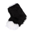 thumbnail image 2 of Zapatillas de Pata Peluda Yinane para Cosplay Accesorios Suaves y Divertidos Blanco y Negro, 2 of 8