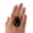 Black/Gold-Tone, variant on Women's Teardrop Stone Studs Fashion Stretch Ring, Mini Stone, Red/Gold-Tone