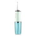 thumbnail image 2 of Irrigador oral eléctrico portátil para el hogar, hilo dental, rociador de agua, herramienta de lavado con boquilla, verde Vogacara HA007799-03B, 2 of 6