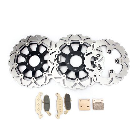 Front Rear Brake Discs Rotors Pads For SUZUKI GSF 600 Bandit / S 2000-2004 SV 650 / S 1999-2002 GSX 600 750 F 1998-2002
