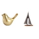 thumbnail image 1 of Figura de pájaros,Figura de pájaro dorado,decoración del hogar,estatua de animal,Escultura de velero,Estatua de velero Decoración de velero Barco de vela,Figura de velero modelo escultura, 1 of 8