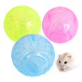 thumbnail image 2 of Pet Rodent Mice Jogging Ball Toy Gerbil Rat Plastic Exercise Toys Portable Funny Solid Hamster Running Balls Small Pet Accessory He Qiyong unisex, 2 of 2