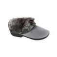 thumbnail image 2 of isotoner Women's Recycled Microsuede Mallory Boot Slipper, with Memory Foam, Ash, 8.5-9 - 8229, 2 of 4