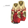 thumbnail image 6 of Honeii Mythical Red Stag Illustration Print Car Seat Covers 2 Pieces, Full Set Universal Seat Covers for Cars, Waterproof Auto Seat Protectors, 6 of 7