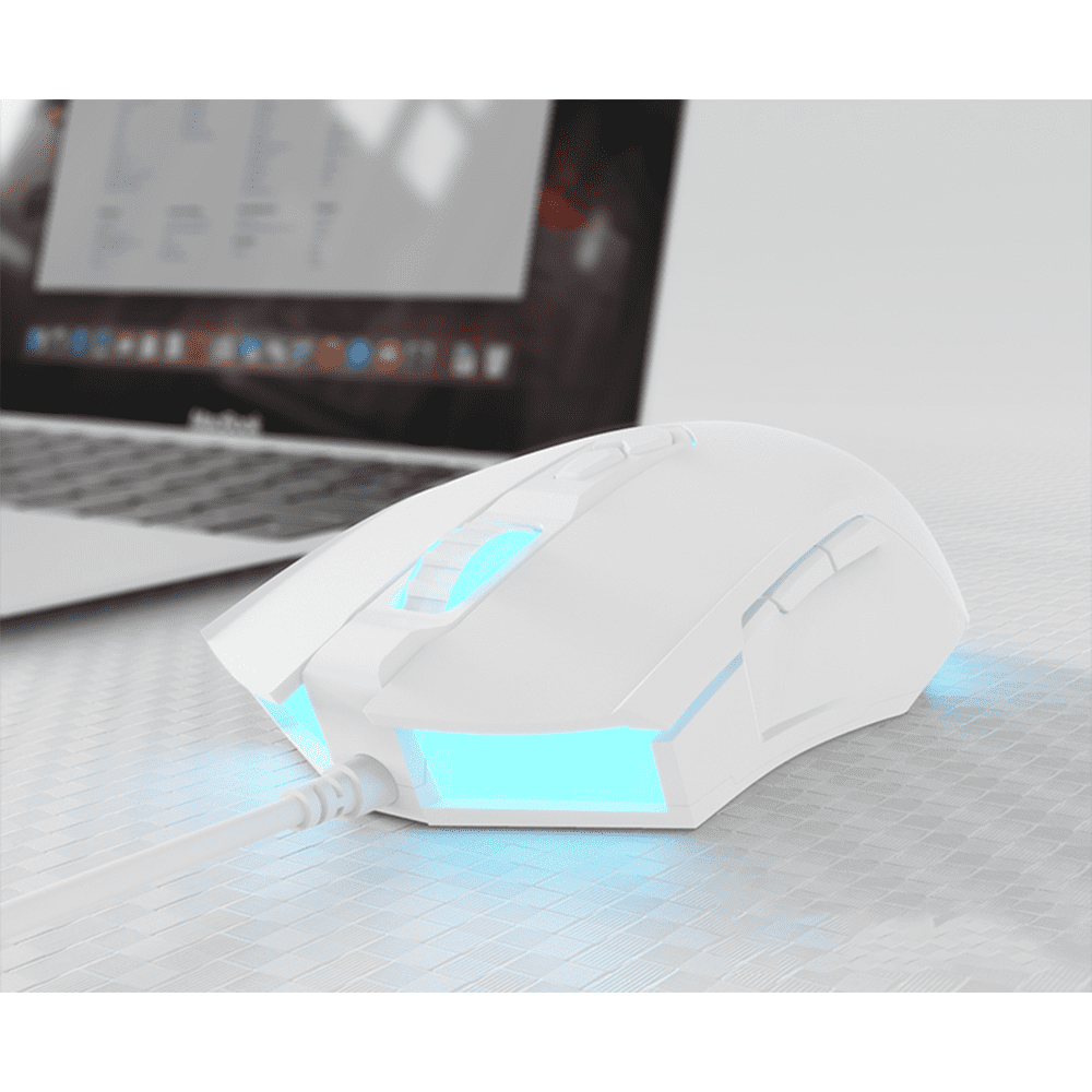 Peroptimist Wired Gaming Mouse with 4 - Level Adjustable DPI