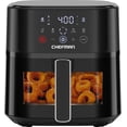 thumbnail image 1 of ZJQYDS Air Fryer – 6 QT Compact Airfryer for Quick & Easy Meals, Features Hi-Fry Technology for Extra Crisp, Easy-View Window, Touch Controls with 4 Presets, Nonstick & Dishwasher Safe Basket - Black, 1 of 8