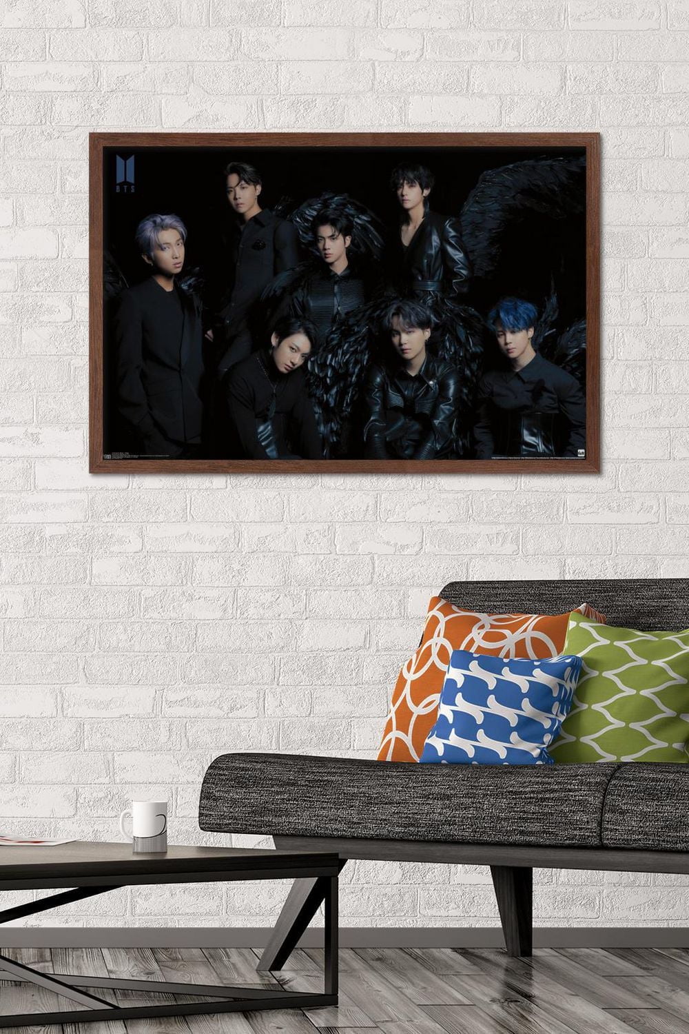 BTS - MOS7 - Wings Wall Poster, 14.725" x 22.375" Framed