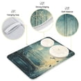 thumbnail image 3 of Yayeee Dish Drying Mat for Kitchen Counter 16"x18" Microfiber Absorbent Pad, Night Forest Scene, 3 of 7
