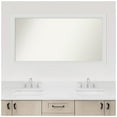 thumbnail image 2 of Amanti Art Custom Framed Wall and Bathroom Mirror (27 x 50 in.), Flair Soft White Frame, 2 of 7