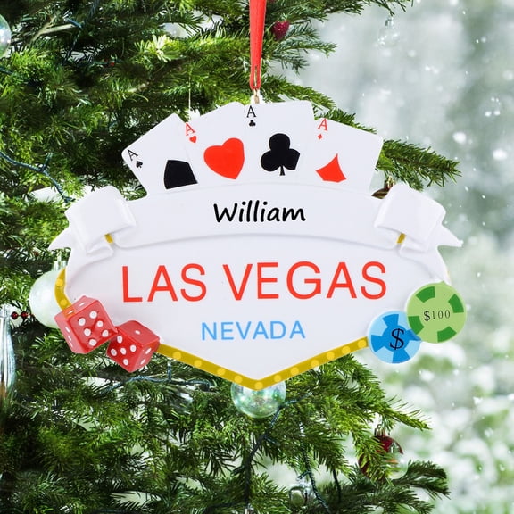 Maxora Personalized Ornaments Customized Christmas ornament Gambling Ornament Free Customize