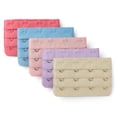 thumbnail image 1 of Par 4 Gancho Brassiere La Correa Del Sujetador Extensores Damas Multicolor-5pcs Talla única, 1 of 5