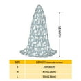thumbnail image 2 of Honeii Polar Bears And Snowy Winter Print Poncho Cape, Cloak Coat, Snuggly Hooded Wearable Blanket, Hooded Cape For Teenagers,Halloween Costumes-Small, 2 of 7