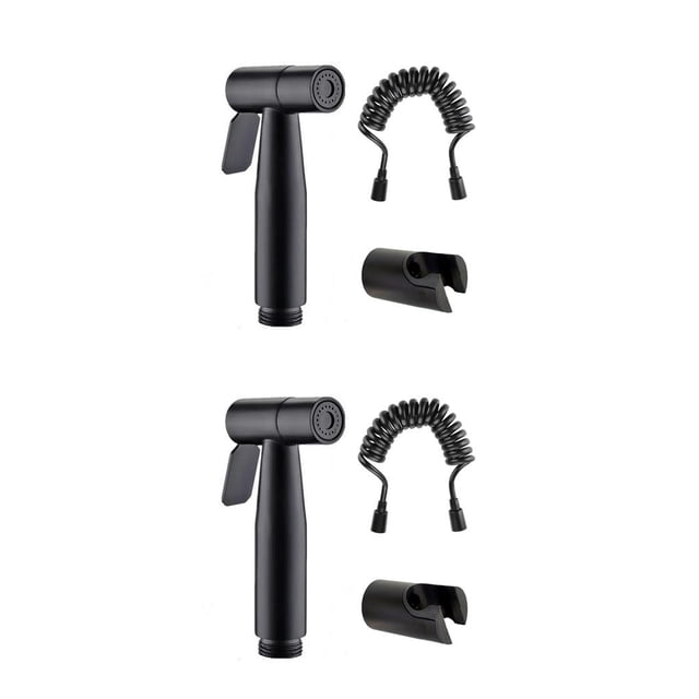 Kearding Pulverizador de grifo de bidé de baño, rociador de mano de acero inoxidable 304 para de tela, cabezal de ducha para mujer, Typ 3 2piezas