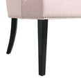 thumbnail image 6 of Home Meridian Nailhead Trimmed Upholstered Dining Chair in Blush Pink, 6 of 10