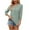 Green tops Women, variant on HAPIMO Women's Trendy Loose Tops Dressy Tunic Solid Color Summer Tees 3/4 Sleeve for Teen Girls V Neck Pullover Elegant Casual Relaxed Blouses Black XL