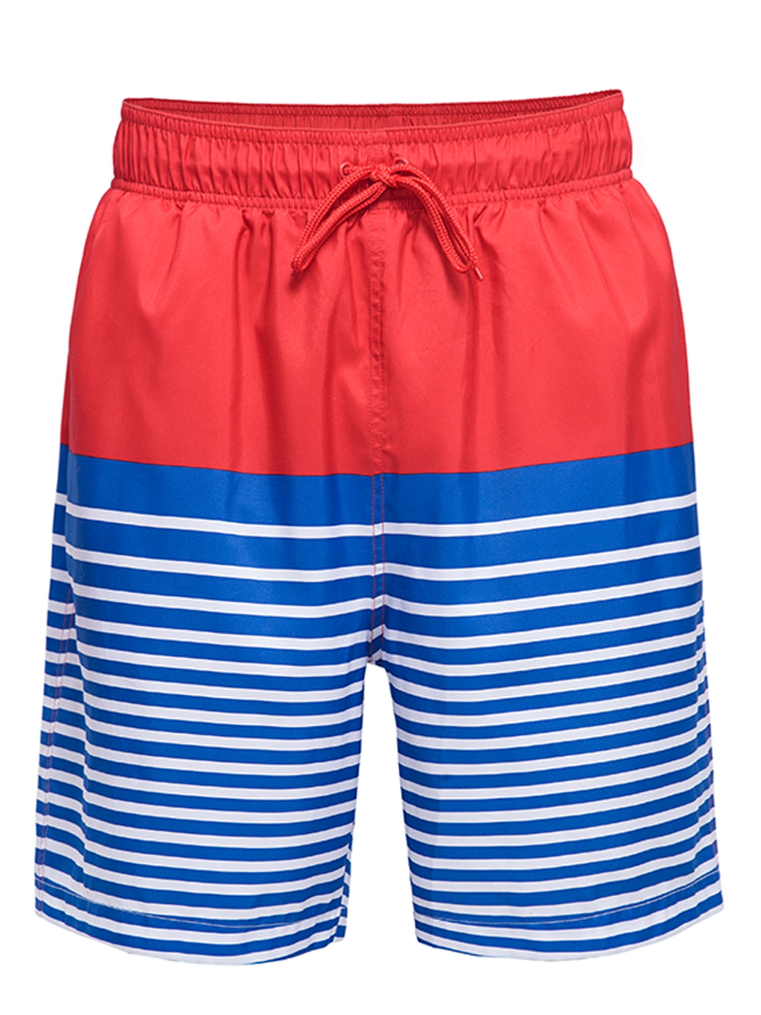 Mens Swim Trunks Cute Sailor Cat Quick Dry Beach Board Shorts with Mesh Lining