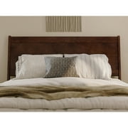 AFI Casanova Queen Sized Solid Hardwood Panel Headboard in Walnut Brown
