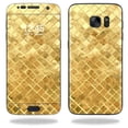 thumbnail image 1 of MightySkins SAGS7-Gold Tiles Skin for Samsung Galaxy S7 Wrap Cover Sticker - Gold Tiles, 1 of 4