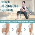 thumbnail image 5 of BESTSKY 2Pcs Stretching Strap,Pose Refinement Yoga Strap,Bands for Working Out Home Gym Physical Therapy,Colormixing2, 5 of 7