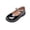Black, variant on Girls Dress Shoes-Mary Jane Shoes for Girls Low Heel Princess Hook and Loop Dress Shoes Party Wedding Flats for Little/Big Kids
