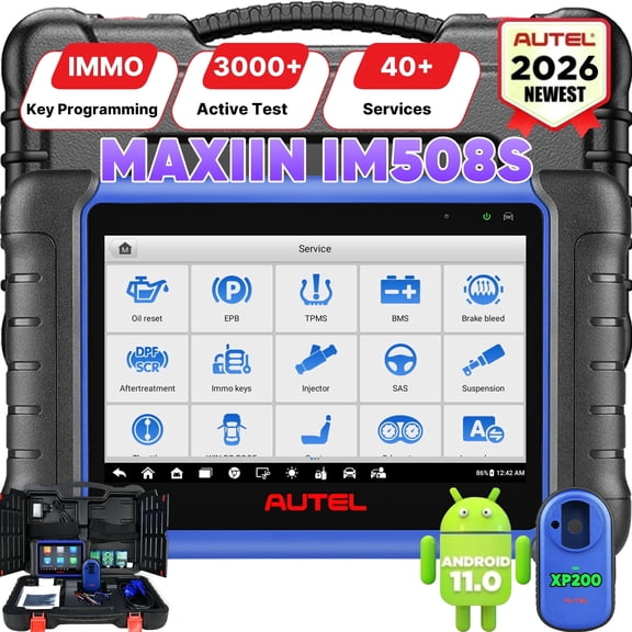 Autel IM508S Scanner with XP200, All System Diagnostic Scanner, Bidirectional Scan, 3000  Tests, 40  Services, OE Diagnostics, Update of KM100/IM508