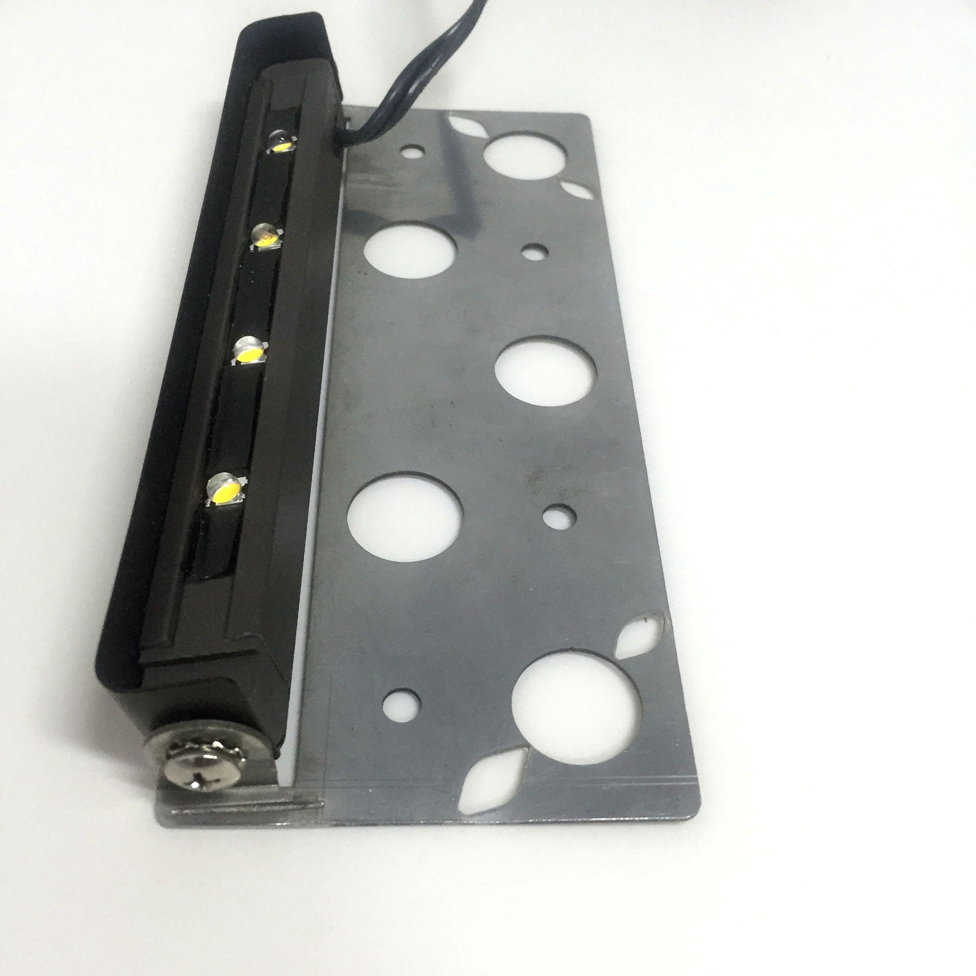 LNC 7" LED Hardscape Light, Aluminum Stainless Steel Finish for Wall and Patio