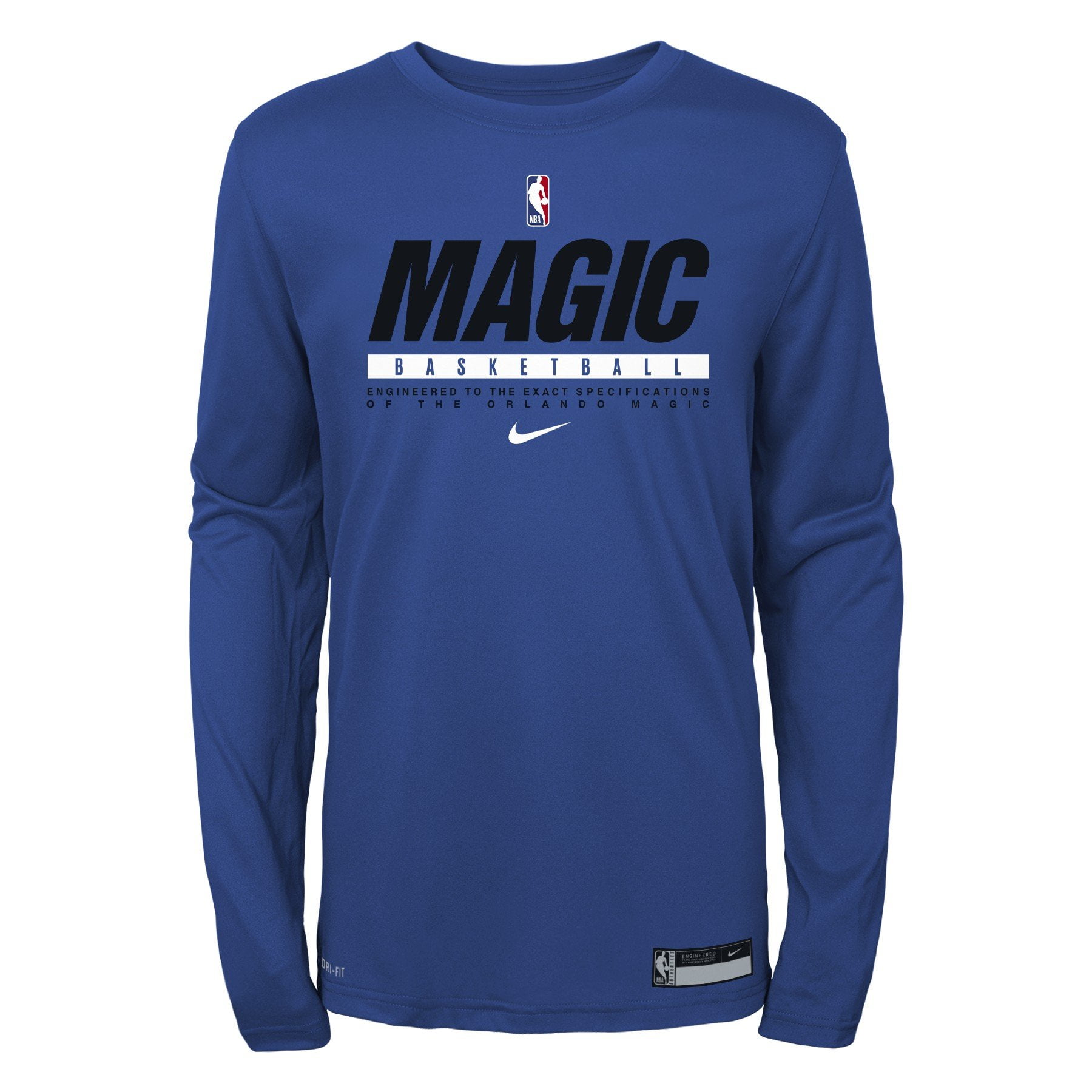 Nike NBA Youth (8-20) Orlando Magic Practice Long Sleeve T-Shirt ...