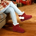 thumbnail image 3 of DL Womens-Warm-House-Bootie-Slippers Fluffy Cute For Winter, 3 of 6