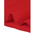 thumbnail image 5 of Camiseta Manga Tulipán Cuello En V Básico Allegra K Rojo L, 5 of 5