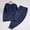 🔥 Dark Blue_New, variant on Women’s Loose Solid Color Winter Pajama Set Thick Velvet Warm Sleepwear Cozy Loungewear Soft Comfortable Fabric Relaxed Fit Ideal for Cold Weather Home or Bedroom