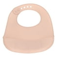 thumbnail image 1 of Babero para niones Pequeños, Silicona Segura Suave Impermeable Babero Babero Ajustable Fácil de Limpiar Bolsillo de Derrames para Comer, 1 of 7