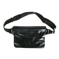 thumbnail image 1 of Methold Riñonera impermeable para teléfono, bolsa de natación, riñonera de hombro para buceo, riñonera, funda para teléfono, funda para playa, Teléfono y Comunicación Negro, 1 of 6