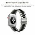 thumbnail image 2 of LEIXIUER Stainless Steel Strap Compatible with Apple watch band 41mm 45mm 42mm 38mm 40mm 44mm 49mm Accessories Metal Wristbands bracelet iWatch Series 3 4 5 6 SE 7 8 9 Ultra Band, 2 of 9