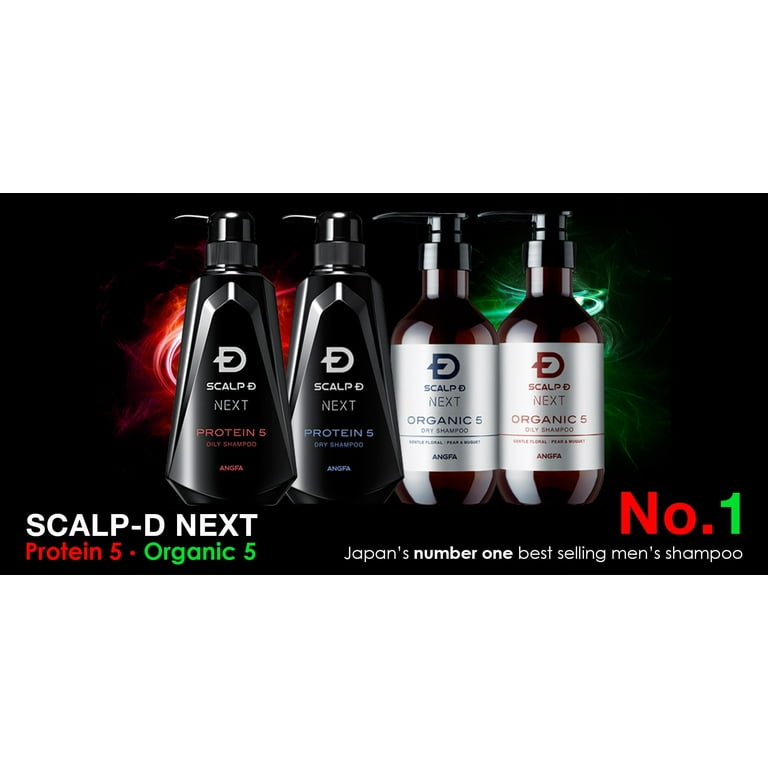 ANGFA SCALP D Medical Shampoo Oily Skin Type 350ml - Made in