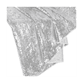 thumbnail image 1 of Jupe de Table 6 Pieds pour Table Rectangulaire Ronde Carrée Nappe à Sequins pour Fête d'Anniversaire Famille Baby Shower Argent, 1 of 5