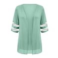thumbnail image 6 of Posijego Womens Chiffon Cardigans Lightweight Short Sleeve Open Front Casual Summer Beach Cardigans Jackets for Women, 6 of 7