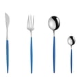 thumbnail image 1 of 4pcs, Reusable for Lunch Camping School Picnic Workplace Travel, Includ Fork Spoon Knife, 1 of 5