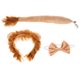 thumbnail image 3 of WORGEOUS 1 Juego de diadema con orejas de león, pajarita para Cosplay de León y cola, accesorios para disfraces de fiesta de Halloween, 3 of 7