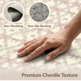 thumbnail image 6 of ODIKA 8'x10' Washable Area Rug Pink Vintage Romantic Ribbon Motif Featuring Coquette Round for King Size Bedroom Under Bed, Master Suite, Non-Shedding, Easy Care, 6 of 7