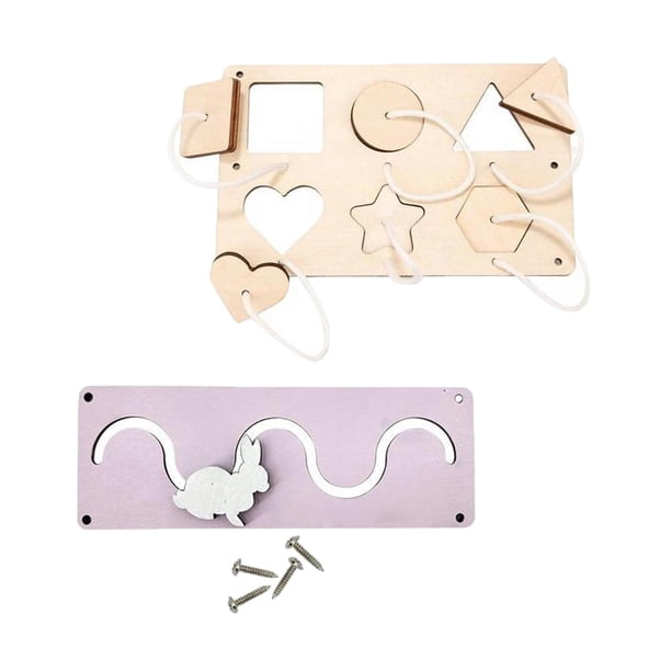 Junta de niños ocupados,Niños Busy Board DIY Accesorios Preescolar Juguete Estilo B