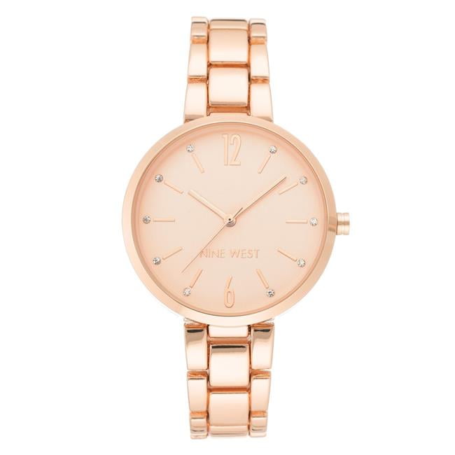 Nine West NW-2370RGRG Women Watch with Rose Gold Tone Dial - Walmart.com