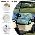 thumbnail image 6 of Uorisanigo Hawaiian Turtle Starfish Golf Cart Seat Cover Polyester Golf Cart Seat Cover Sets Universal Golf Cart Cushions Front Seat for EZGO, Yamaha, Club Car and More 2-Seat Golf Carts, 6 of 7