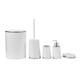 thumbnail image 2 of Cosas de baño Accesorios De Baño Set De Baño Con Estilo Para El Hogar Para Hotel, Apartamento, Blanco blanco Magideal Cosas de baño, 2 of 7