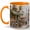 Orange, variant on Paris Flower Shop 11oz Ceramic Mug, Bicycle Street Cafe Art